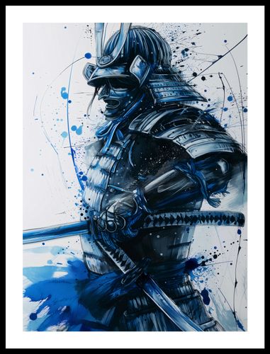 Plakat 40x55cm Samuraj w Błękicie na Arena.pl