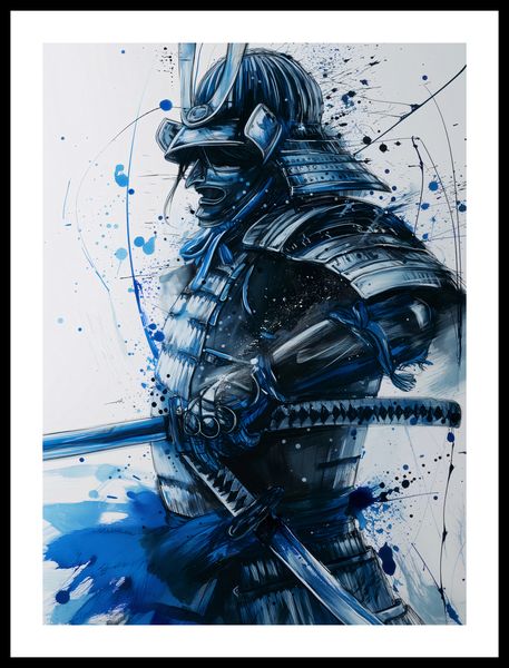 Plakat 40x55cm Samuraj w Błękicie zdjęcie 3