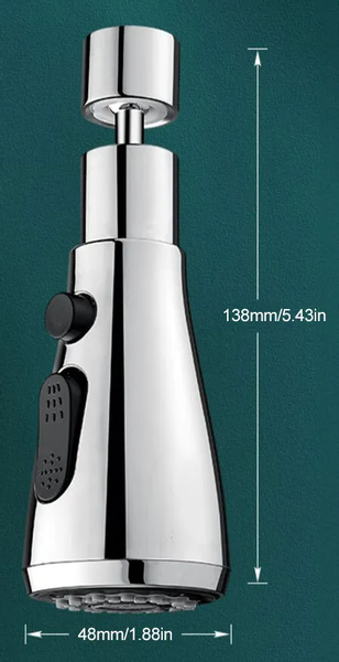 PRZEDŁUŻACZ KRANU KUCHENNEGO AERATOR PERLATOR ADAPTER DO BATERII 3 FUNKCJE zdjęcie 8