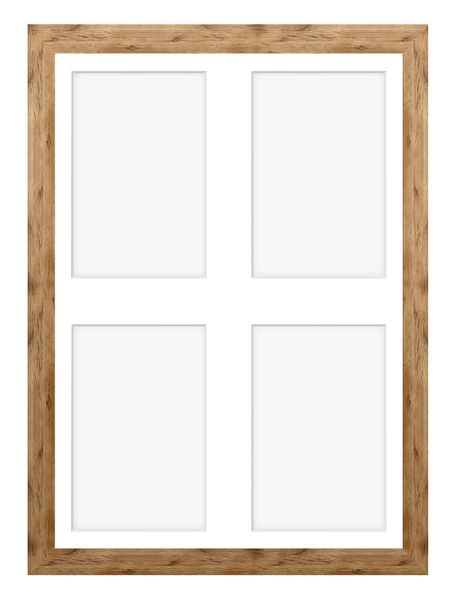 Ramka na 4 zdjęcia Hekla 30x40x4 MDF galeria naturalny 1szt. zdjęcie 2