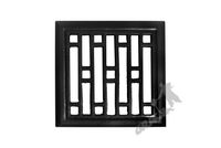 KRATKA WENTYLACYJNA NR 12 KWADRATOWA ŚREDNIA Z KOŁNIERZEM ŻELIWNA KOMINKOWA ZEWNĘTRZNA WEWNĘTRZNA SIATKA KRATA RUSZT