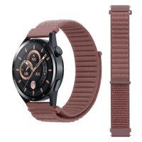 Pasek do Samsung Galaxy Watch 4 5 6 7 40/44/45/46/47 Classic nylon brązowy