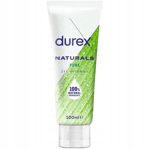 Żel Intymny DUREX NATURALS PURE Nawilżający 100 ml Lubrykant na Bazie Wody na Arena.pl