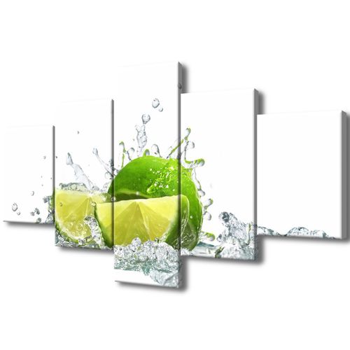 Obraz Tryptyk 125X70 Limonka na Arena.pl