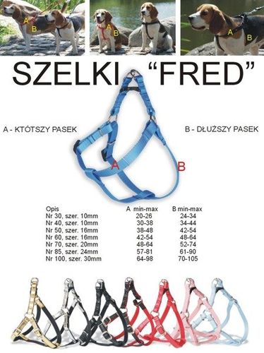 DINGO SZELKI DLA PSA FRED ROZM. 50 CZERWONE 50 na Arena.pl