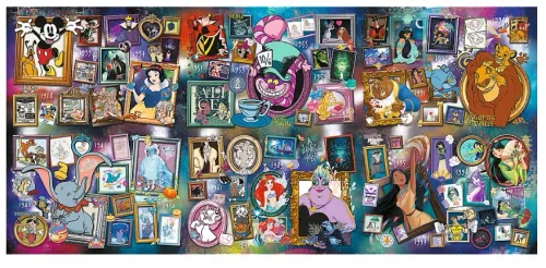 Ogromne puzzle z postaciami z bajkowego świata Disneya Trefl 9000 elementów na Arena.pl