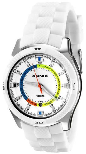 XONIX Uniwersalny zegarek HiTech, samokalibracja, podświetlenie, WR 100M, antyalergiczny na Arena.pl