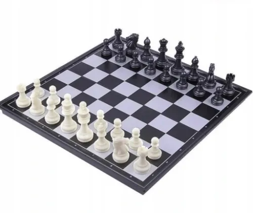 SZACHY KLASYCZNE 25X25 GRA SKŁADANE SZACHOWNICA na Arena.pl