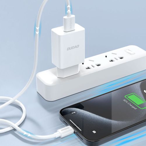 ładowarka sieciowa usb-a 2.1a + kabel usb-a - microusb - biała na Arena.pl