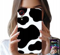 ETUI DO SAMSUNG GALAXY XCOVER 5 - CZARNO - BIAŁE ŁATY KROWA, MODNE WZORY