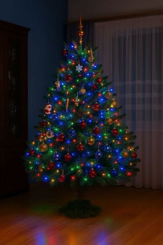 LAMPKI CHOINKOWE 500 LED MULTIKOLOR ŚWIĄTECZNE WEWNĘTRZNE ZEWNĘTRZNE na Arena.pl