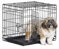 KLATKA METALOWA TRANSPORTER DO SAMOCHODU KOJEC DLA PSA PSÓW KOTA 60x45x52CM