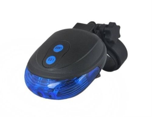 LAMPKA ROWEROWA LED + LASER na Arena.pl