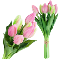 Tulipan Gumowe Piękny Bukiet Realistyczny Wiosna Wielkanoc