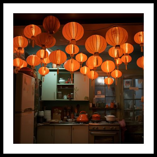 Plakat 60x60cm W Blasku Lampionów na Arena.pl