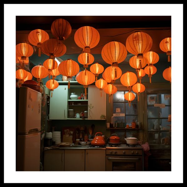 Plakat 60x60cm W Blasku Lampionów zdjęcie 3