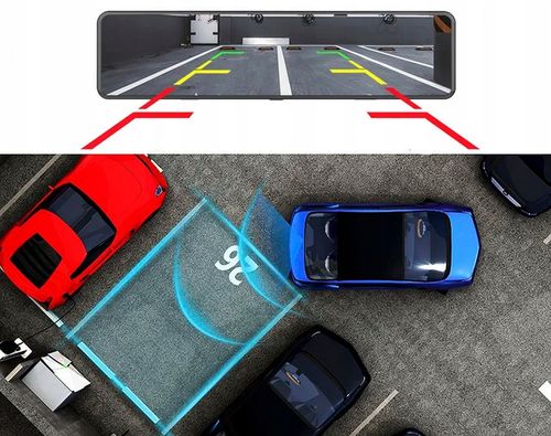 REJESTRATOR LUSTERKO CARPLAY ANDROID AUTO KAMERA COFANIA 2K QHD DVR 10,88" na Arena.pl