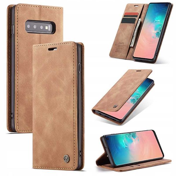 Spacecase Wallet Galaxy S10E Kawowy zdjęcie 5