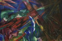 Plakat 91,5x61cm Animal Fates, Marc Vintage do Salonu