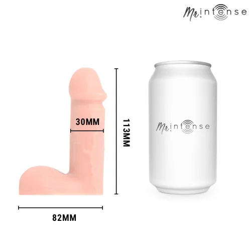 mr intense floppy packer s - anatomiczny model silikonowy, beżowy na Arena.pl