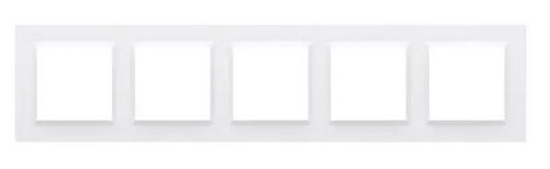 Simon10 Ramka 5-krotna CR5/11 biała SIMON na Arena.pl