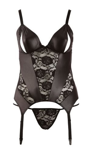 Bielizna Gorsetowy top z szelkami do pończoch XXL na Arena.pl