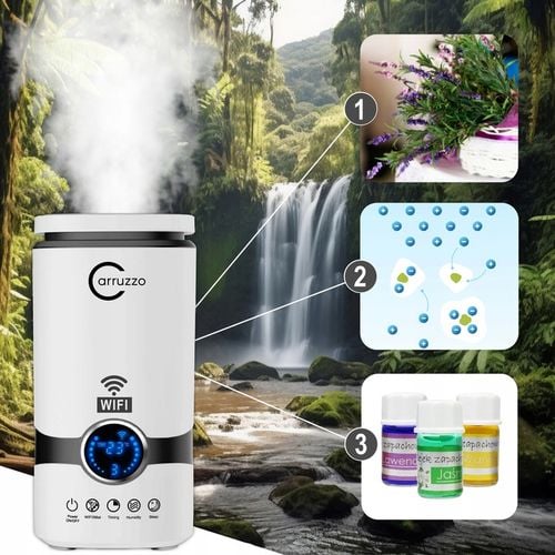 Nawilżacz powietrza SMART HOME WIFI automatyczny AROMATERAPIA OLEJKI na Arena.pl