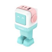 ŁADOWARKA SIECIOWA UGREEN ROBOT NEXODE RG (ROBOT GAN), 2X USB-C + USB, 65W