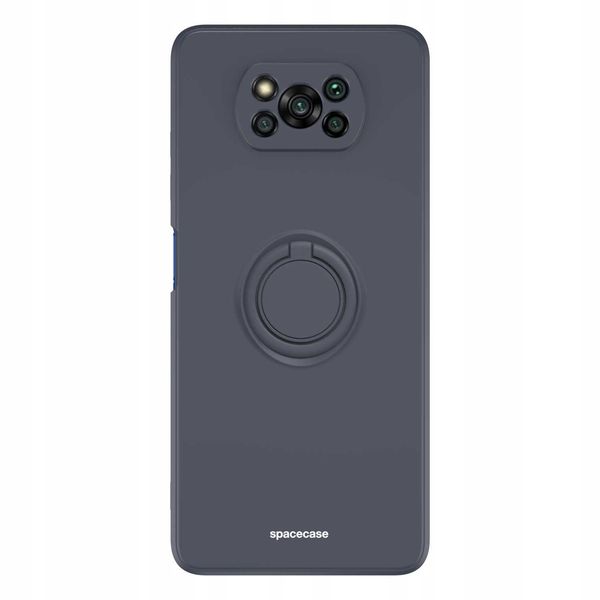 Spacecase Silicone Ring Poco X3 Pro/Nfc Black zdjęcie 7