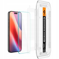 Szkło hartowane na wyświetlacz Spigen Glas.TR EZ FIT do Apple iPhone 16 Pro