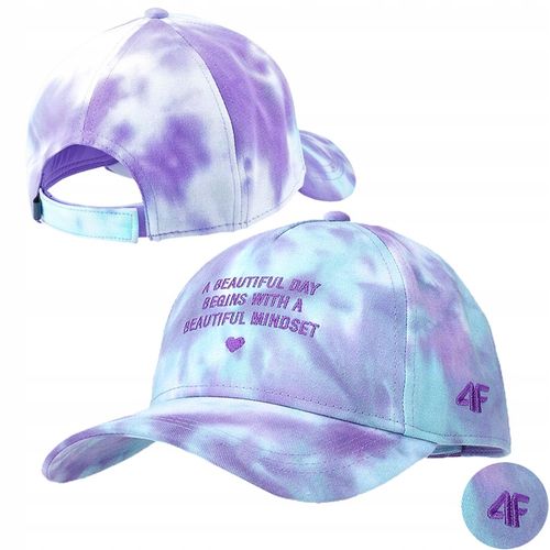 CZAPKA Z DASZKIEM 4F DZIECIĘCA DZIEWCZĘCA BEJSBOLÓWKA BAWEŁNA UNIWERSALNA na Arena.pl