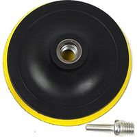 Przystawka polerska dysk szlifierski 125 mm M14 rzep Silver