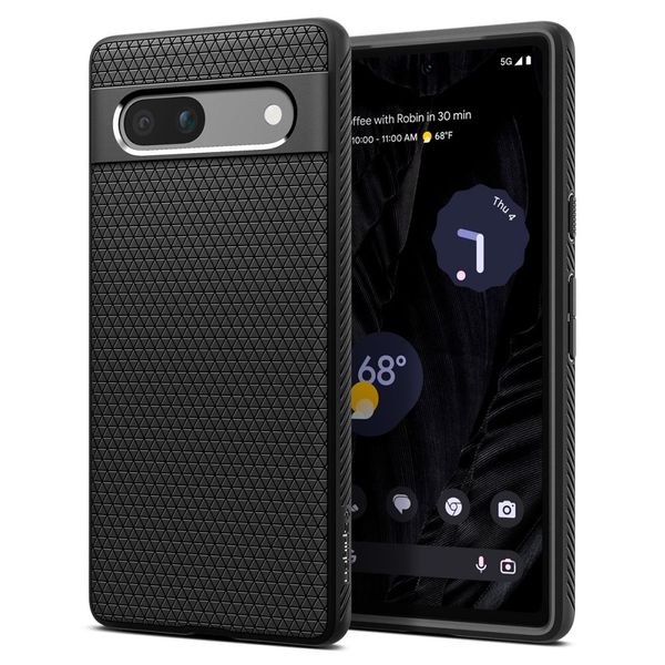 SPIGEN LIQUID AIR GOOGLE PIXEL 7A MATTE BLACK zdjęcie 1