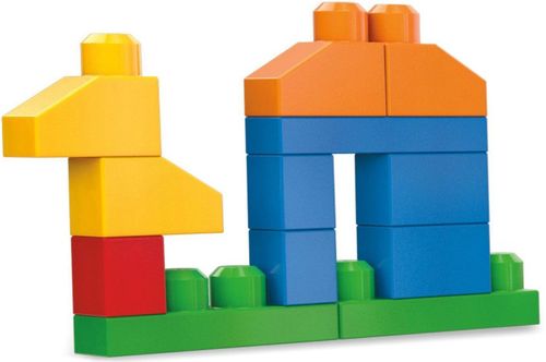 MEGA BLOKS KLOCKI DUŻA TORBA NIEBIESKA 60 KLOCKÓW na Arena.pl
