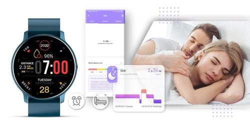 smartwatch giewont niebieski gw120-4 na Arena.pl