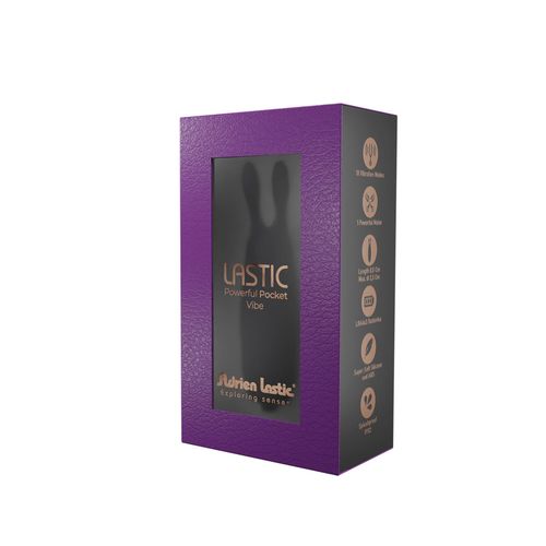 Stymulator-Wibrator - Lastic Pocket Vibe Rabbit Black na Arena.pl