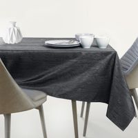 Obrus Plamoodporny  VESTA 140x160 Owal C. Szary AmeliaHome
