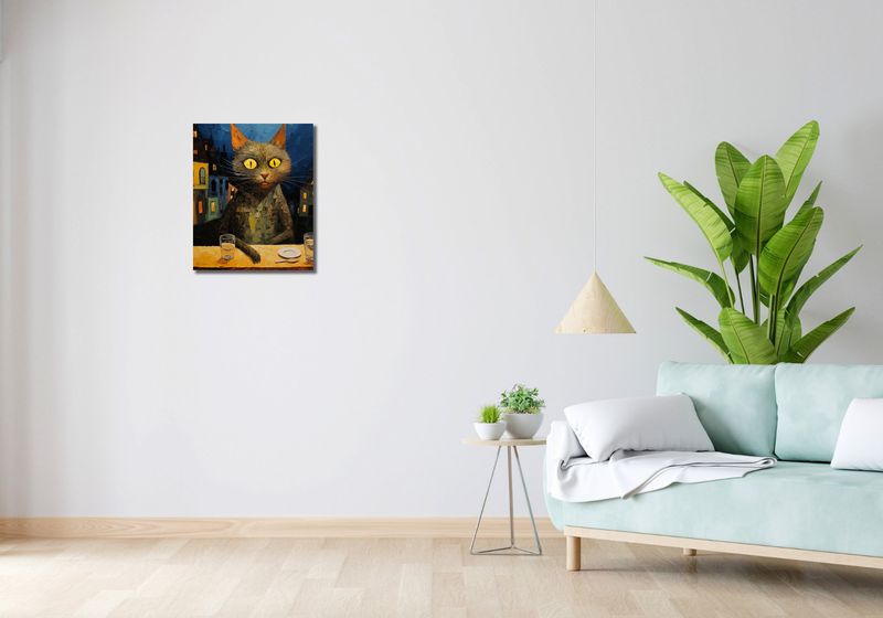 Obraz 40x50cm Nocny Obserwator zdjęcie 2