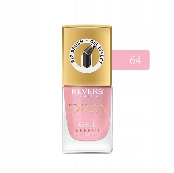 r nail polish diva gel effect 064 tips zdjęcie 1