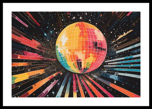 Plakat 45x30cm Disco Gra! na Arena.pl