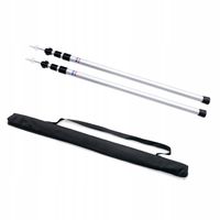 PRĘTY NAMIOTOWE REGULOWANE DRĄŻKI NAMIOTOWE ZE STOPU ALUMINIUM 90-230CM 2SZ