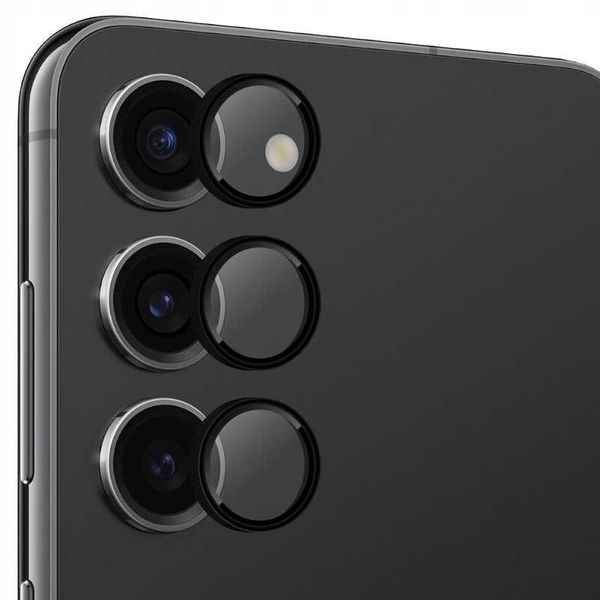 Spacecase Camera Ring Galaxy S23/S23+ Black zdjęcie 3