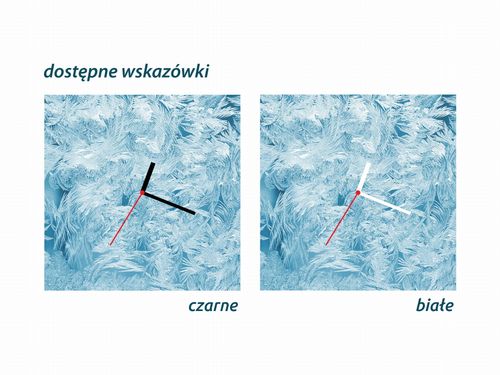 ZEGAR SZKLANY OKRĄGŁY - Lód na Arena.pl