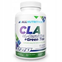 ALLNUTRITION CLA L-CARNITINE GREEN TEA 120 kaps. odchudzanie CHOLESTEROL