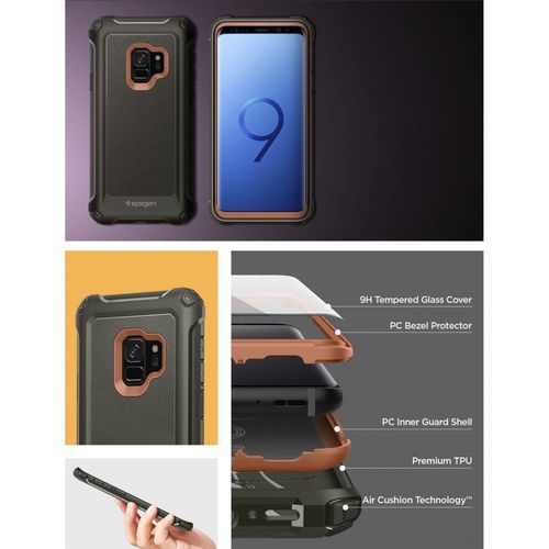 SPIGEN PRO GUARD GALAXY S9 ARMY GREEN na Arena.pl