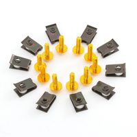 Spinki do owiewek M5, Kołki montażowe 5mm, Blaszki, Śrubki