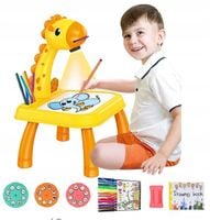 PROJEKTOR DO RYSOWANIA MALOWANIA STOLIK TABLICA RZUTNIK ŻYRAFA 24 OBRAZKI