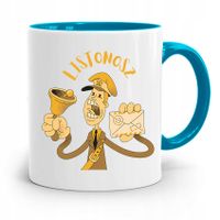 Kubek Błękitny Prezent Dla Listonosza Najlepszy Z Nadrukiem Ze Zdjęciem