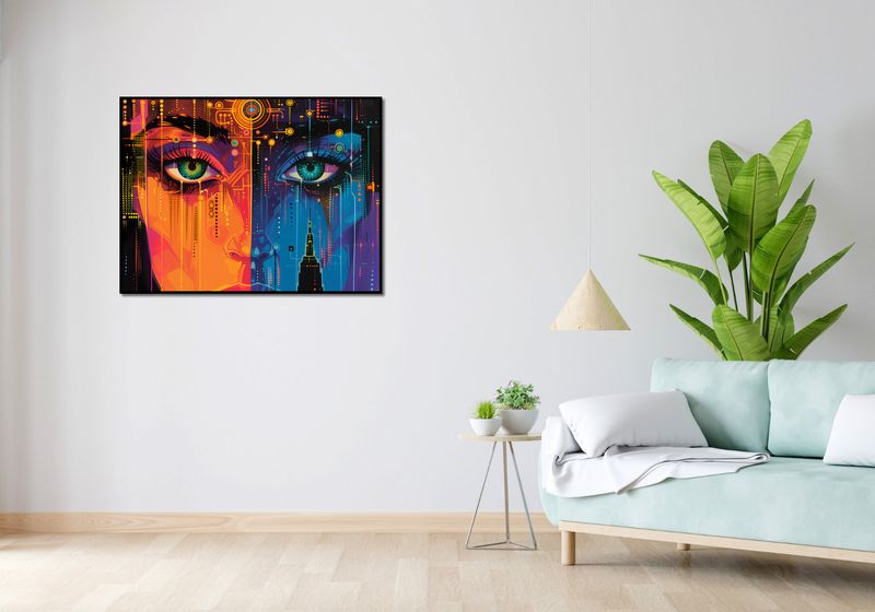 Plakat 100x75cm Cyfrowa Psyche zdjęcie 4