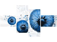 140CM 70 OBRAZ NIEBIESKIE DMUCHAWCE ŚCIENNY